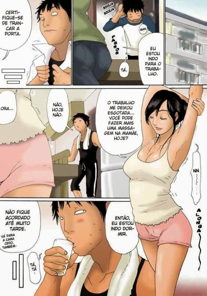Mother and son hentai - I had sex with mom while she was sleeping