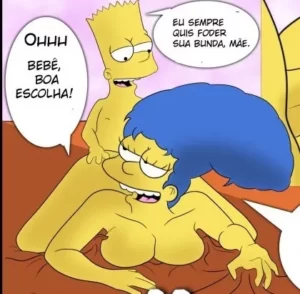 Image Os Simpsons Hentao : Marge subindo pelas paredes e fodendo com o Bart