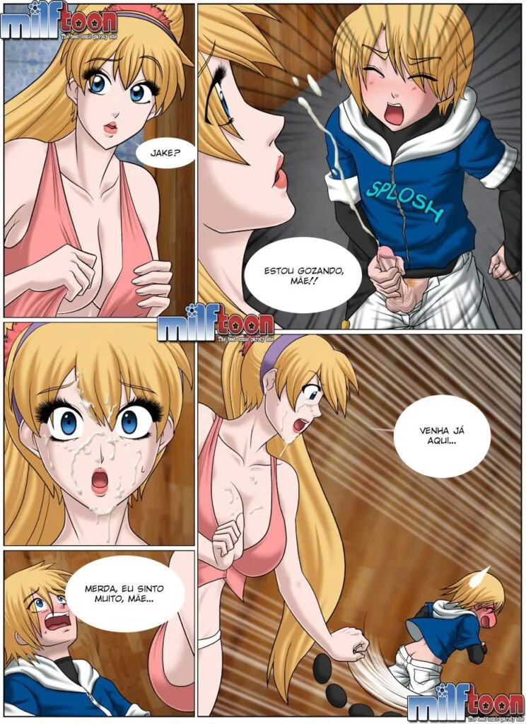 Hentai Mom - I have sex with my blonde mom and she pretends she's sleeping